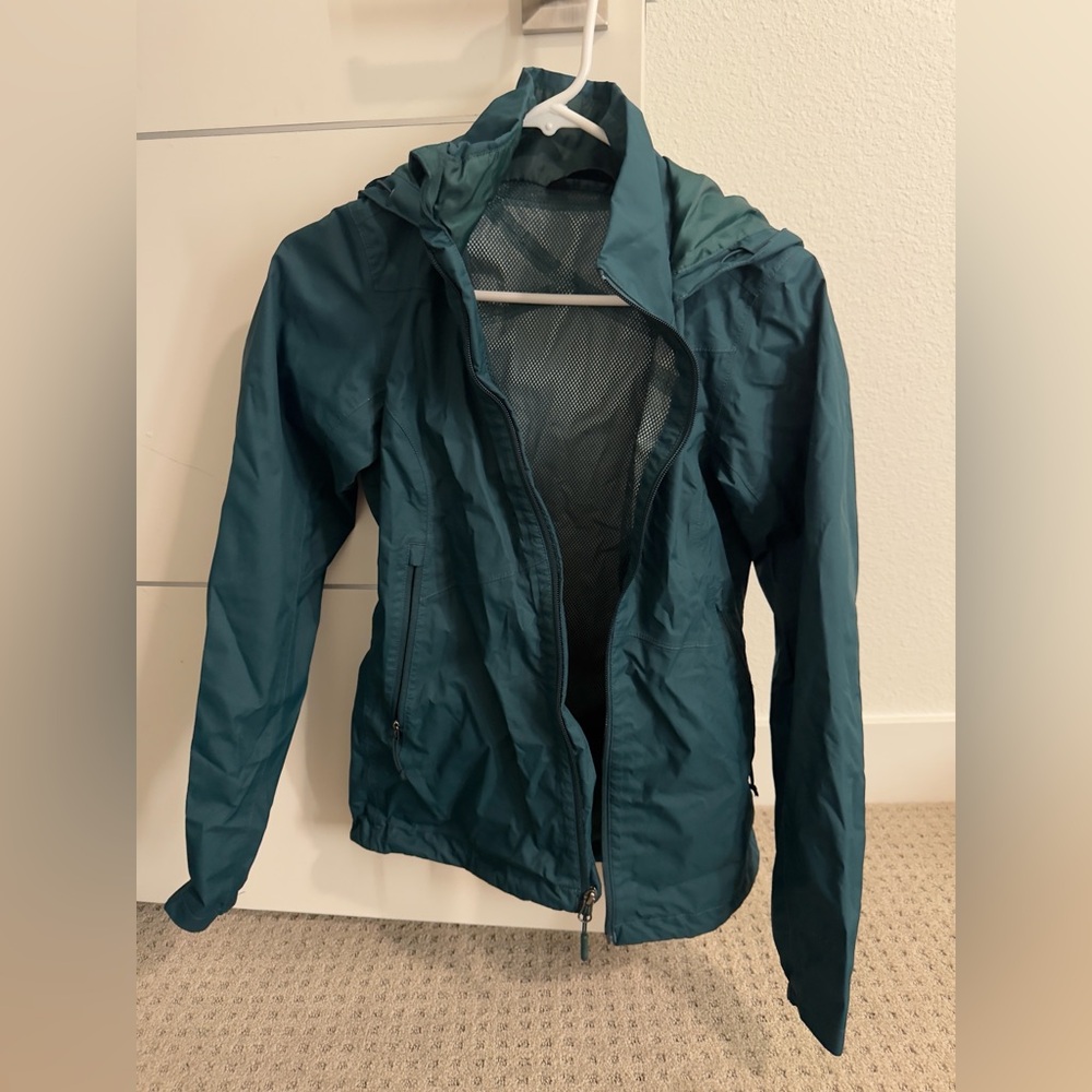 The North Face Women's Dark Teal Rain Jacket